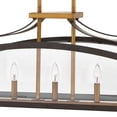 thumbnail image 2 of 3416BZ Hinkley Lighting Clarendon - 5 Light Linear Chandelier in Traditional Style - 36 Inches Wide by 15 Inches High-Bronze Finish, 2 of 4
