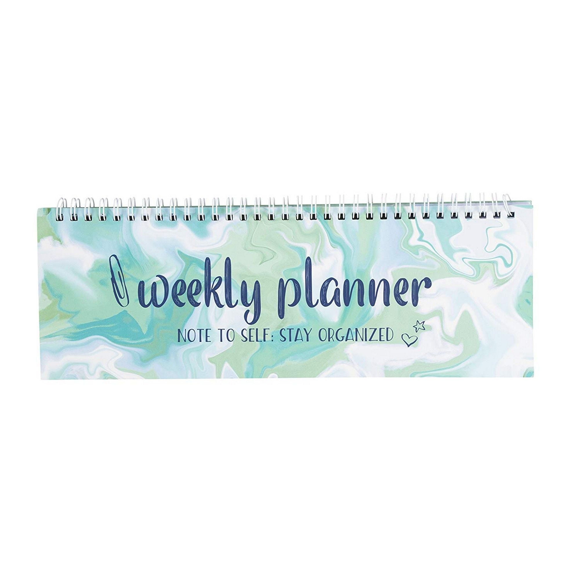 Weekly Planner Spiral Weekly Planner Pad Undated Desk Calendar