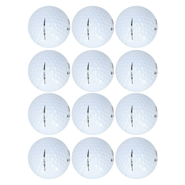 Balle d'Entraînement de Golf, 12 Pcs Professionnel pour Extérieur