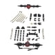 thumbnail image 4 of Accesorios para coches RC Kits de montaje delantero y trasero Actualización de chasis Modificado 1:12 Negro, 4 of 9