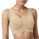 thumbnail image 2 of Gibobby Sujetador de mujer cómodo, Sexy, sin costuras, de doble capa, ajustable, para Yoga, deportivo, de talla grande, sin anillo de Brasier mujer busto(Beige,M), 2 of 4