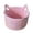 Pink, variant on Jiaroswwei Rope Storage Basket Cat Ear Decor Cute Storage Bin Dog Cat Pet Toy Box Cosmetic Snacks Braided Storage Basket