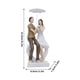 thumbnail image 3 of Adorno decorativo con escena de pareja bajo paraguas para San Valentín, figura de resina con escena romántica para el hogar y la boda, centro de mesa, decoración del hogar, decoración de la habitación, 3 of 6