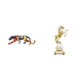 thumbnail image 1 of esculturas de leopardo,Figura decorativa de leopardo caminando,estatua de leopardo,Figura de escritorio,Estatua de caballo en estante,escritorio,oficina,decoración del hogar,Figura decorativa, 1 of 8