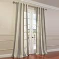 thumbnail image 6 of Exclusive Fabrics & Furnishing Del Mar Linen Blend Stripe Curtain 96-in 50-in, 6 of 7