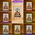 thumbnail image 3 of Happy Halloween Bichon Frise Witches Hat Pumpkin Carving Acrylic Plaque with Wood Photo Frame Box Bichons Dog Lovers Gifts Idea Light Box - 02019, 3 of 5