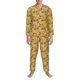 thumbnail image 3 of Balery Easter Pijama para Hombre de Dos Piezas con Manga Larga, Conjunto de Dormir y Descanso Suave con Bolsillos-X-Large, 3 of 7