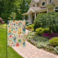 thumbnail image 2 of Yayeee Garden Flag 28"x40" Double Sided Outdoor Yard Lawn Holiday Decorations, Floral Animals, 2 of 6