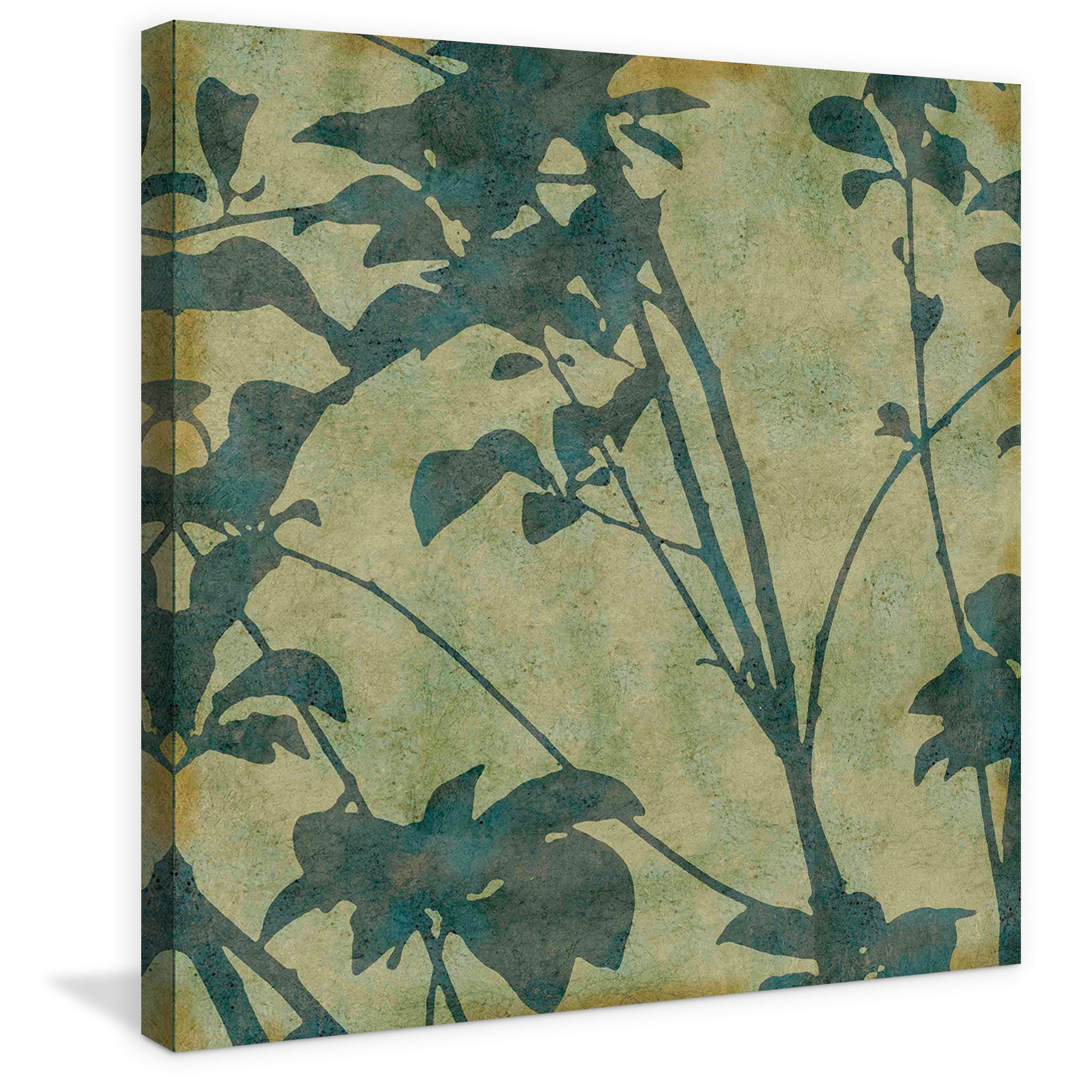 "Green Fall" Painting Print on Wrapped Canvas