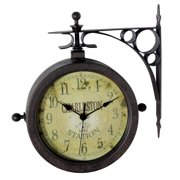 Infinity Instruments 12430Ct-Ruv2 The Charleston Two-Sided Indoor/Outdoor Hanging Clock