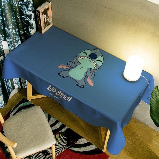 Disney Stitch Cute Children Adult Dormitory Table Cloth Office Table Mat Coffee Table Cloth Room Cabinet Decorative Table Cloth