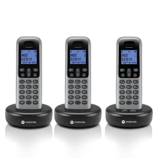 Teléfono inalámbrico Motorola Voice T613 con 3 auriculares y contestador