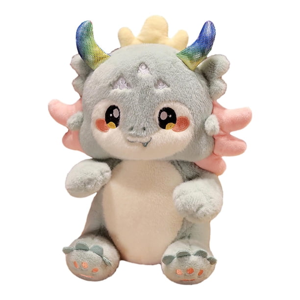 Dragón de peluche de juguete, muñeca de año Nuevo Chino, regalo de cumpleaños, Animal de peluche, Festival de Primavera para dormitorio, restaurante, altura verde 20cm mayimx muñeca del año del dragón