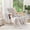 Light Grey, variant on MooMee Throw Blanket 100% Cotton 4-Layer Gauze All-Around Fringe Ultra-Soft Breathable Lightweight (Beige, Queen 90" x 90")