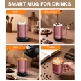 thumbnail image 3 of Kepwam Self-Heating Coffee Mug T1, 16oz Rechargeable Heated Coffee Mug, Smart Coffee Warmer Mug with App-Controlled,Advanced Temp, 3 of 9