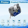 thumbnail image 4 of Cinta etiquetadora Pristar laminada blanca de 24 mm para Brother, 4 of 9