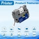 thumbnail image 4 of Cinta etiquetadora Pristar laminada blanca de 24 mm para Brother, 4 of 9