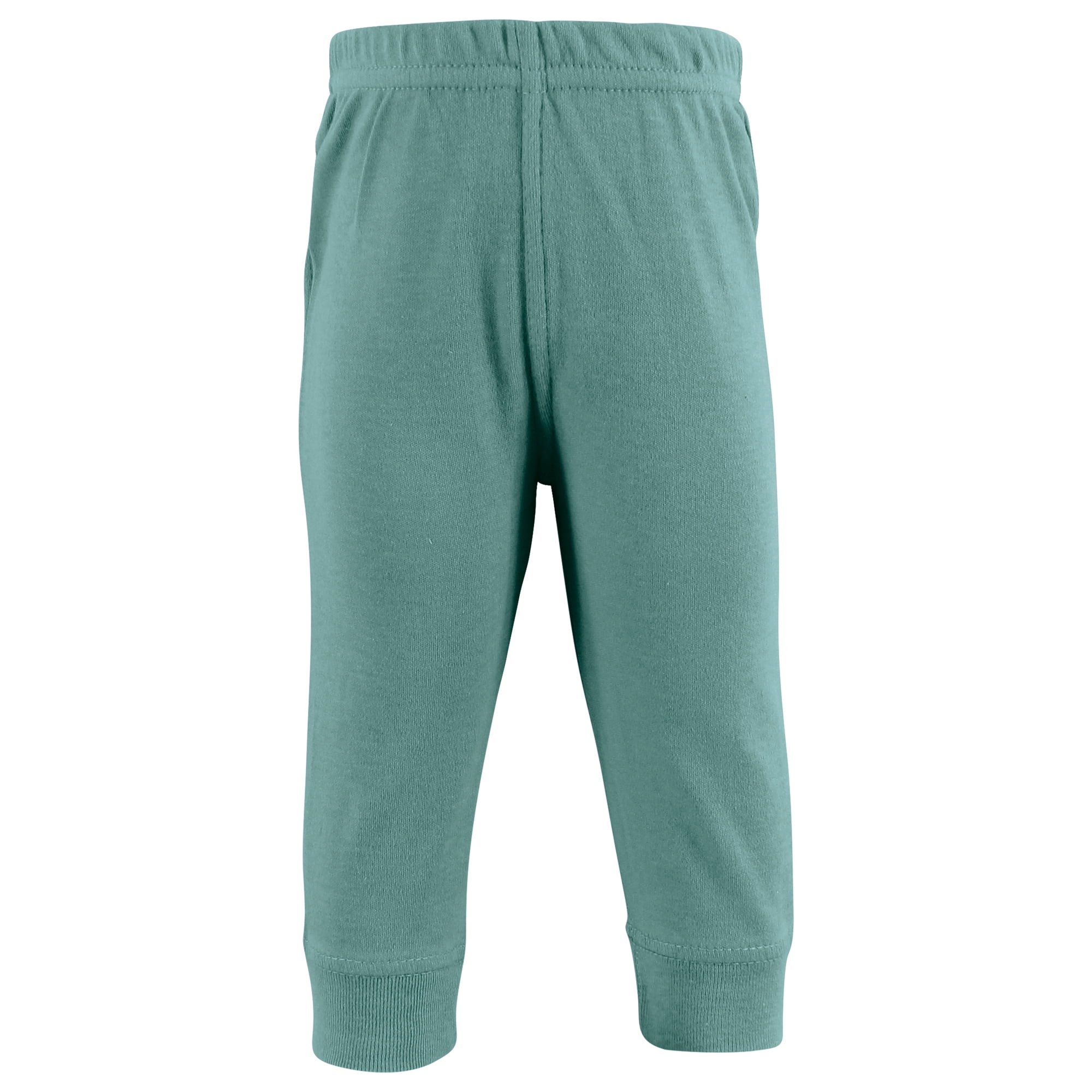 Hudson Baby Cotton Pants and Leggings, Charcoal Teal Blue, 6-9 Months