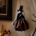 thumbnail image 3 of Halloween Witch Hanging Ornament, Funny 3D Broom Pendant for Door Wall, Spooky Bar Party Decor Accessory for Halloween Celebration, Brown, 3 of 4