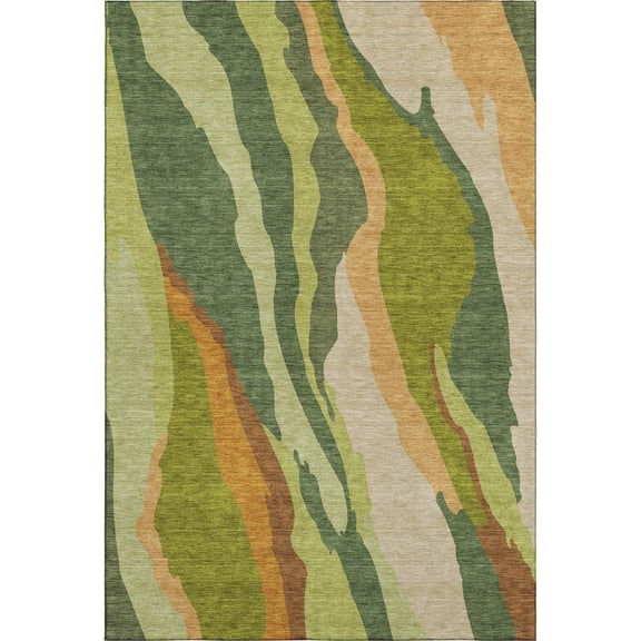 Dalyn Rugs Premium Machine Washable Mayfield AMF1047 Green 2'6" x 3'10" Rug