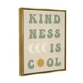 thumbnail image 4 of Stupell Industries Kindness Is Cool Phrase Inspirational Painting Gold Floater Framed Art Print Wall Art, 25 x 31, 4 of 10