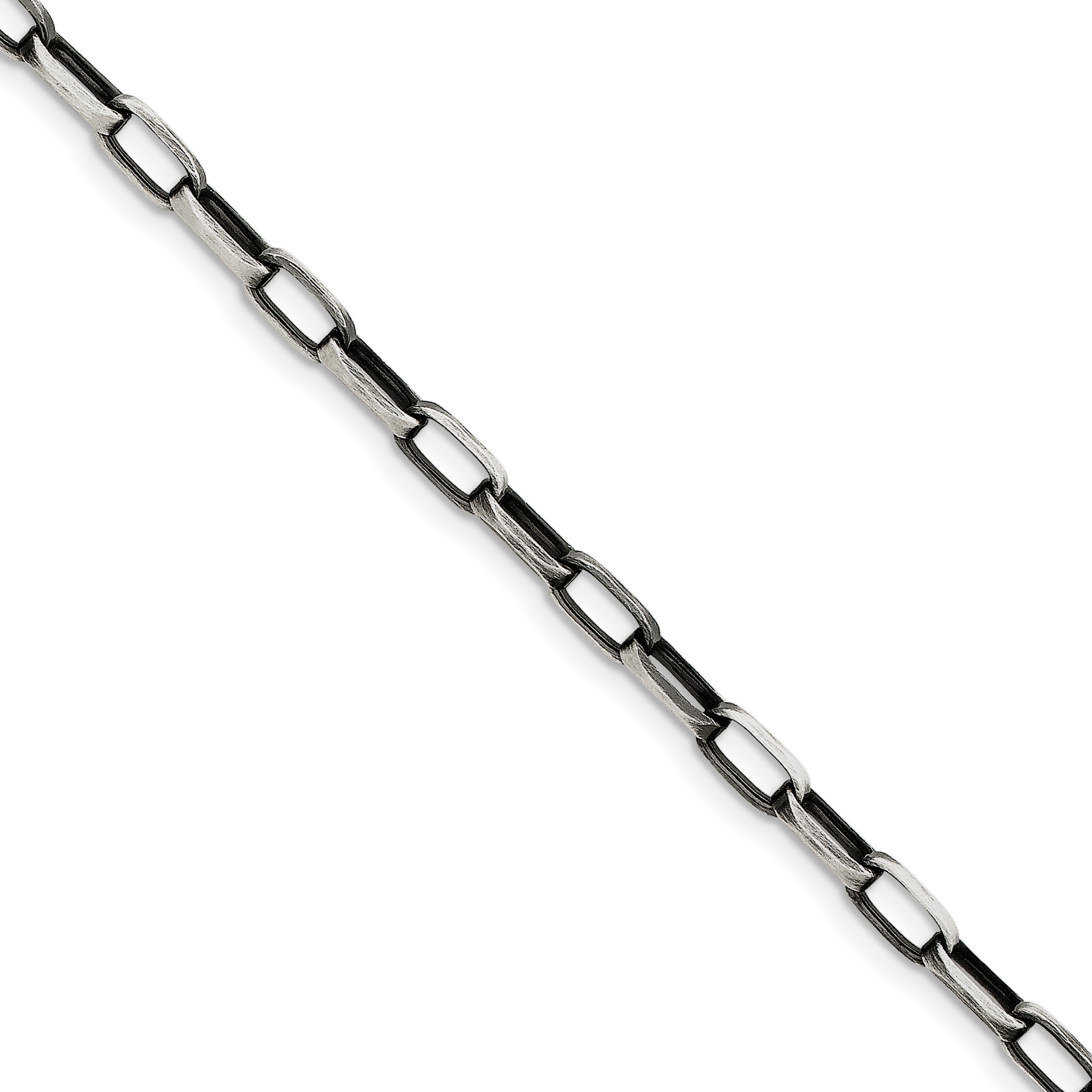 Primal Silver Sterling Silver Antiqued Fancy Link Bracelet