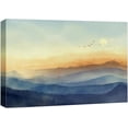 thumbnail image 1 of PixonSign Canvas Print Wall Art Sunset Pastel Sky Gradient Nature Wilderness Illustrations Fine Art Decorative Farmhouse/Country Relax/Calm/Cozy Multicolor Zen for Bedroom - 12"x18", 1 of 5