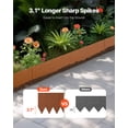 thumbnail image 2 of VEVOR Steel Landscape Edging 6 Packs 40x8 in Weather-Resistant Garden Edging Border, 2 of 9
