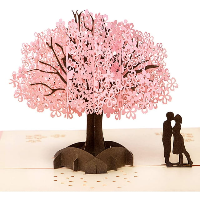 Birthday Card Christmas Cards, 3d Pop Up Wedding Card For Most Occasions, Romance Folding Card Greeting Card Valentine'S Day Card With Envelope Multi-Way