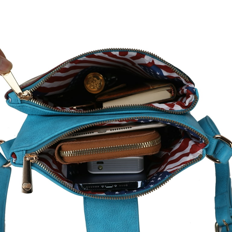 MKF Collection Women s Crossbody Bag Large Crossover Handbag Purse by Mia K