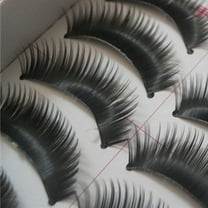 Eyelashes 10 Pairs False Long Thick Makeup Lashes Black Eyelashes for Stunning Volume