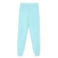 thumbnail image 4 of Joggers Pants for Women Halloween Casual Print Drawstring Sweatpants with Pocket Fall Loose High Waisted Trousers, Sky Blue, XXL, 4 of 5