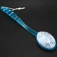 thumbnail image 5 of 2X Long Handled Body Bath Shower Back Brush Scrubber Massager Disability Helper Blue, 5 of 5