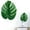 Extra Large Monstera Leaf with Stem, variant on Vivcore Mini Artificial Monstera Leaves Fake Plant Room Decor Small Tropical Greenery for DIY Crafts Bathroom Wall Decor
