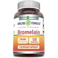 thumbnail image 1 of Amazing Nutrition Bromelain 500mg Apoyo Digestivo 120 Tabs, 1 of 3