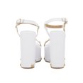 thumbnail image 3 of Sandalia De Plataforma Con Estoperoles Para Mujer Cabra Blanco Platonia EUGENIA-01-BLANCO, 3 of 8