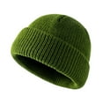 thumbnail image 2 of D-GROEE Beanie Hats for Men Fall Winter Thickened Knitted Slouchy Flanging Beanies for Women Teen, 2 of 8