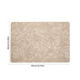 thumbnail image 3 of HengDidi Leather Placemats with European Floral Pattern, Non-Slip Heat-Resistant Table Mats for Dining and Kitchen Counter, Easy to Clean Indoor Outdoor Use, 3 of 7
