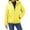 Yellow, variant on Women's Short Down Coat Packable Puffer Jacket With Hooded Winter Zipper Lightweight Outerwear Blue