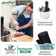Yedi Infinity Sous Vide, Powered by Octcision Technology, Color Black, Features Deluxe Accessory kit