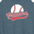 thumbnail image 3 of Instant Message - Baseball Grandma - Women's Racerback Tank Top, 3 of 6