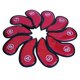 thumbnail image 1 of Club de golf 10 Uds para la cabeza para hombres, mujeres, golfistas, cubierta protectora de individualizado, putter de golf multicolor - Rojo Sunnimix Casco de hierro para palo de golf, 1 of 8