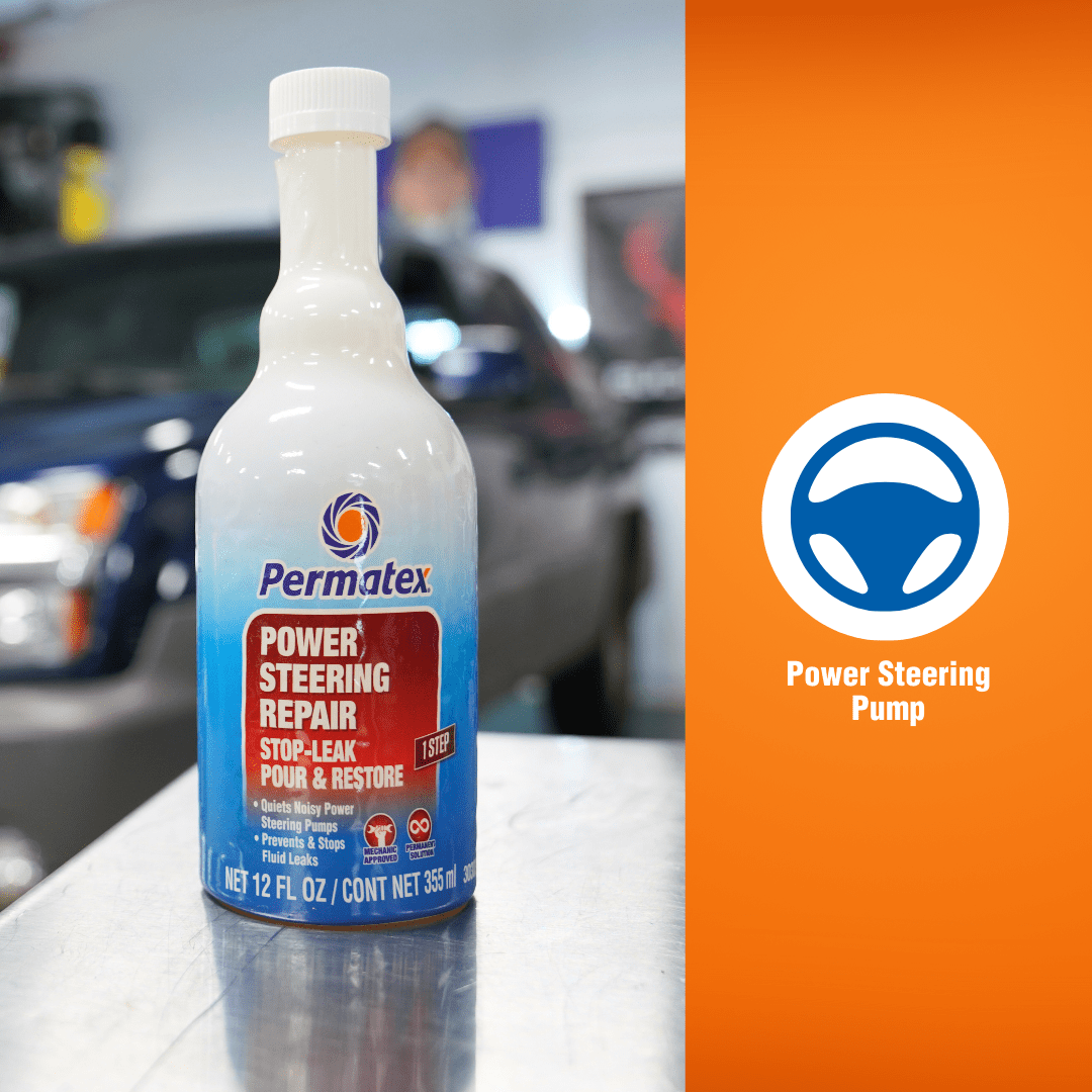 (12 pack) Permatex 30303 Power Steering - Stop Leak, Effectively Stops Power Steering System Leaks While Revitalizing Seals and O-Rings, 12 oz