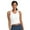 Bright White, variant on Women's EVERACTIVE Mesh Lined Crop Tank With Built-In Bra