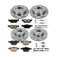 thumbnail image 3 of Power Stop Front and Rear Stock Replacement Brake Pad and Rotor Kit KOE4104, 3 of 8