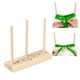 thumbnail image 1 of Xihbxyly Herramienta para Hacer Moños, Herramienta de Madera para Hacer Moños de Cinta, Clavijas Ajustables para Moños Personalizados, Envoltura de Regalos, Coronas Navideñas, Moños para El Cabello,, 1 of 7