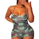 thumbnail image 3 of Onesie-Pijama Sexy para mujer, ropa de dormir, ropa interior caliente, botón de solapa a tope, monos sin mangas, pelele corto, Onesies para adultos, 3 of 4
