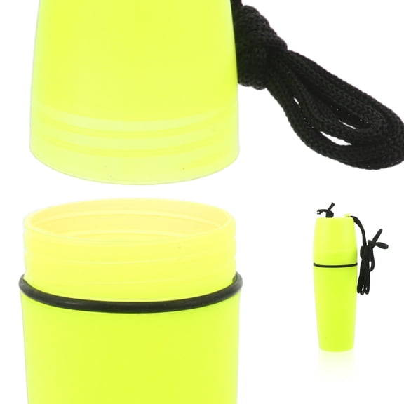 Luxshiny 2Pcs Sturdy Yellow Waterproof Dry Box for Boat and Beach Use with Reliable Seal and Easy Carry Design