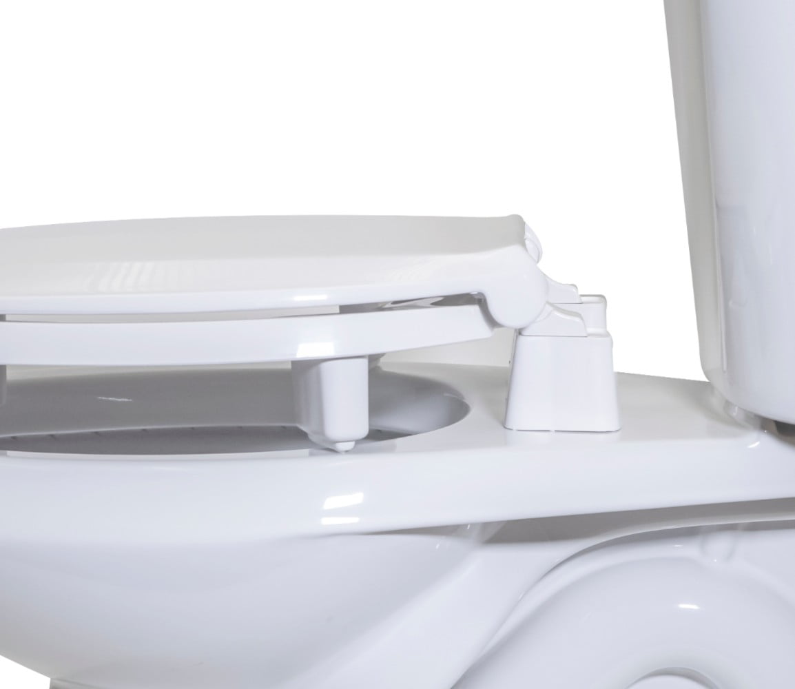 CENTOCO GR3L800STS-001 Toilet Seat, With Cover, Plastic, Elongated, White