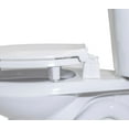 thumbnail image 3 of CENTOCO GR3L800STS-001 Toilet Seat, With Cover, Plastic, Elongated, White, 3 of 8